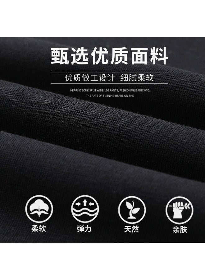 Hstyle High Waist Flared Pants Women 2025 Spring Trendy Patchwork Waistband Casual Slimming Versatile Flare Pants For Work - Image 3