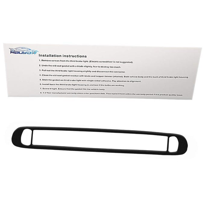 3rd Third Brake Light Gasket Seal Compatible with 20072013 Chevy Silverado GMC Sierra 1500 2500 High Mount Stop Lamp Assembly SingleSided Adhesive