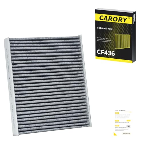 Carory Cabin Air Filter wActivated Carbon for Subaru Outback 20202025 Crosstrek 20182023 Ascent 20192025 Legacy 20202025 Impreza 20172023 OE 72880FL500 CF12436 - Image 1