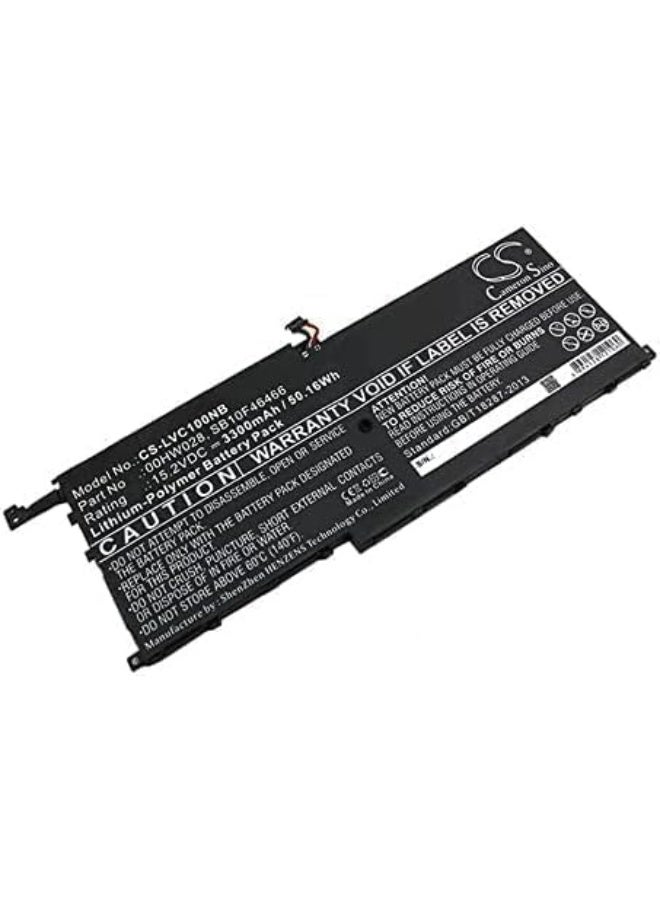 Terabyte 3300mAh/15.2V Battery Compatible. with LE.N0VO fit P/N: 4ICP4/48/125, OOHW028,. OOHW029, PP41AT137Q-3, SB10F46466, SB10F46467, SB10K97566, SB10K97567, TP00076A, TP00076B - Image 1
