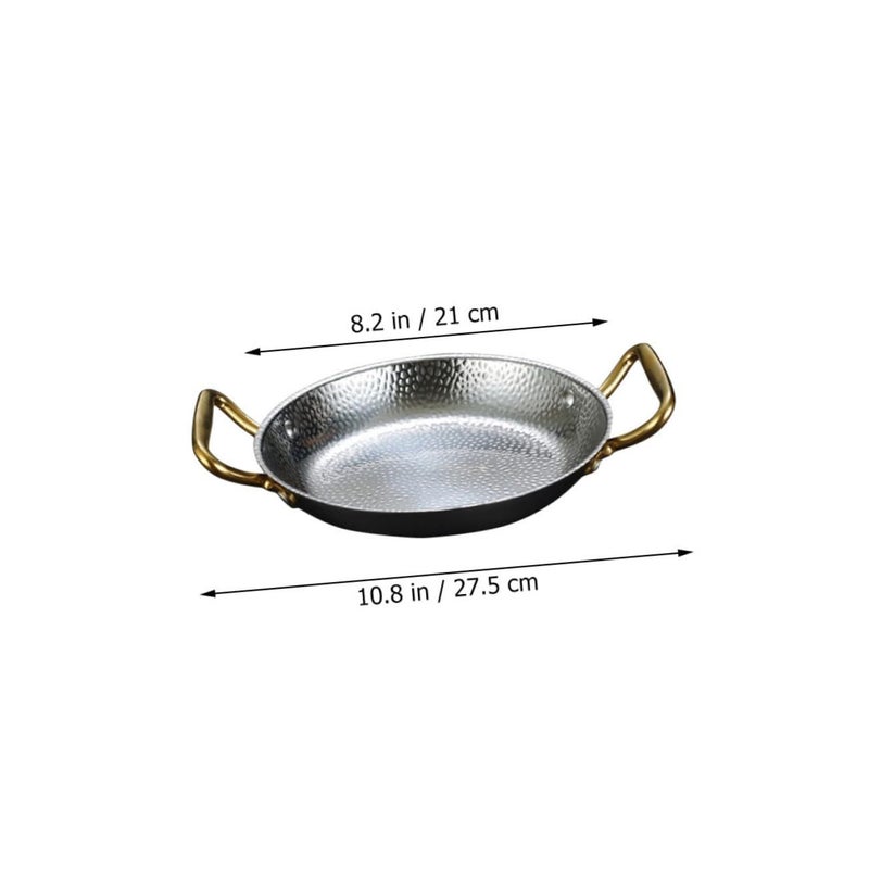 Double Handle Stainless Steel Cooking Pot Pan With Lid For Home Kitchen - Image 3