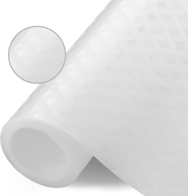 hotut Shelf Liners,Waterproof Shelf Liner,Kitchen Drawer Liner Drawer Mats,Oil-Proof,Anti-Slip Non-Adhesive,Plastic EVA Material BPA Free,Cupboard Cabinet shelf protector (Transparent/30cm x 150cm) - Image 1