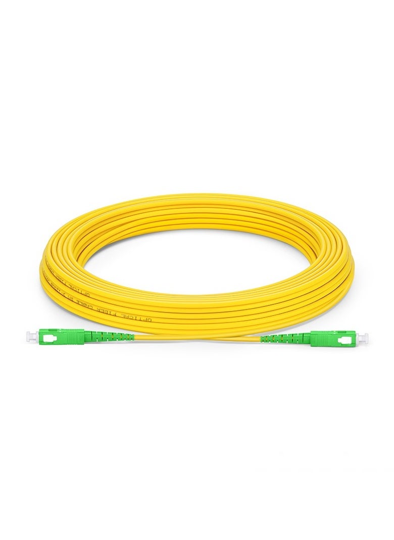 T Tech Fiber Patch Cable SC APC to SC APC Simplex 3M LSZH 3.0mm  - Image 1