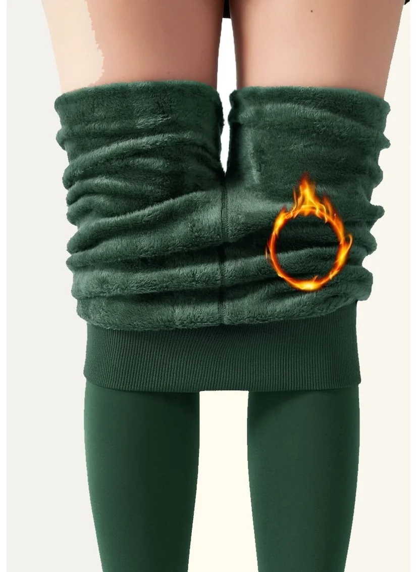 Mistirik Mystical Ravena Model With Plush Furry Warm Thick Pantyhose Tights