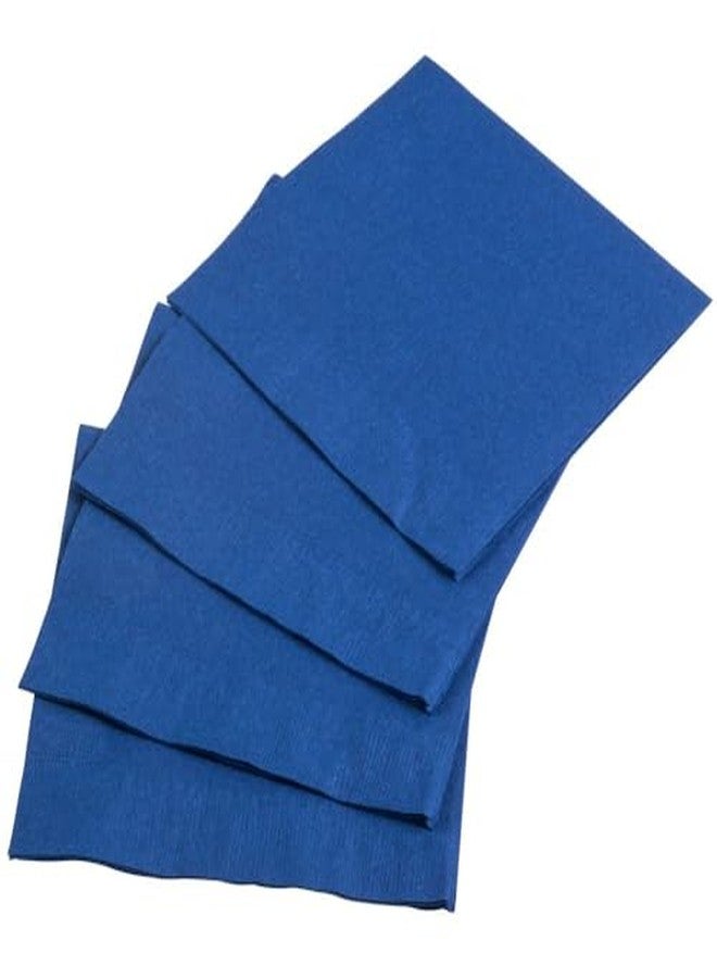 Perfectware 2 Ply Blue Beverage Napkins, Pack of 300 - Image 4