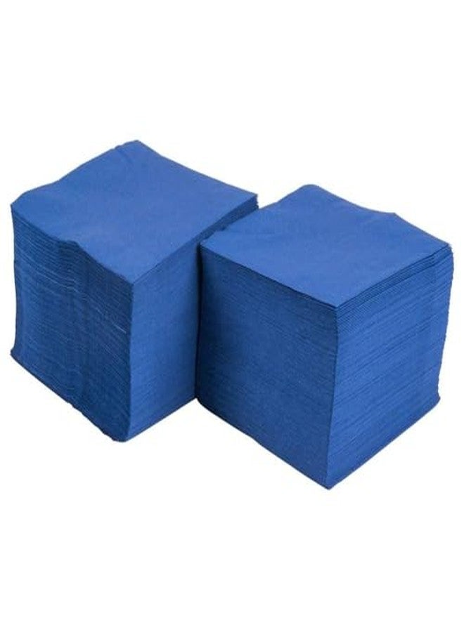 Perfectware 2 Ply Blue Beverage Napkins, Pack of 300 - Image 5