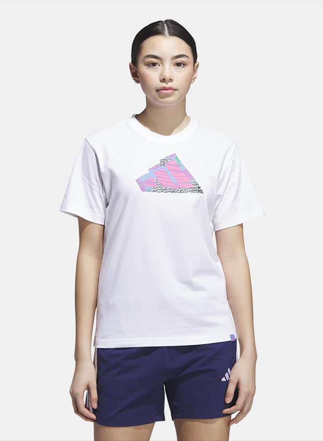 Adidas DIY Collage Graphic T-Shirt - Image 1