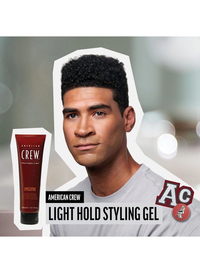 American Crew Men's Hair Gel, Light Hold Styling Product, 13.1 fl oz - Image 5