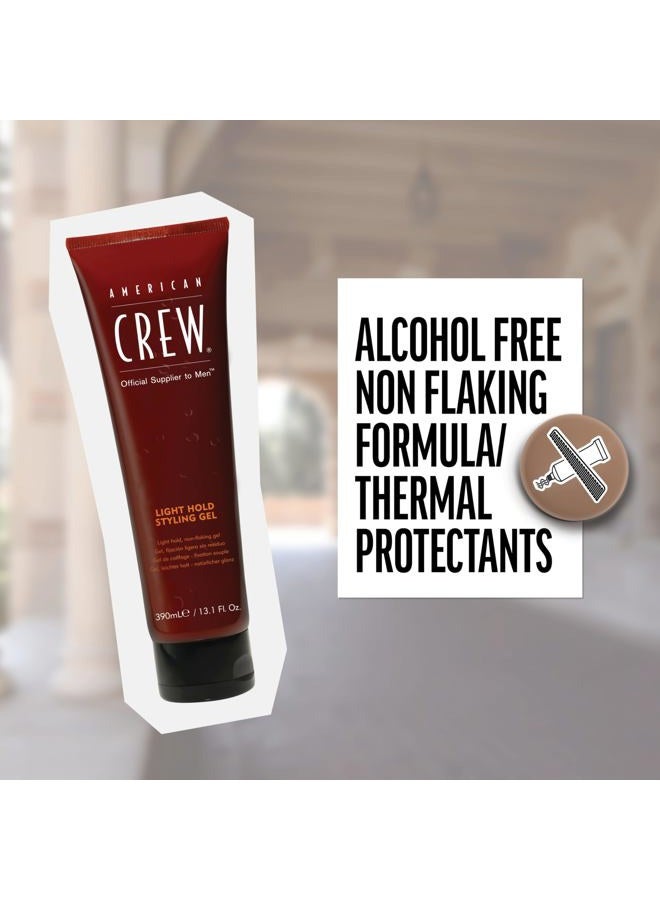 American Crew Men's Hair Gel, Light Hold Styling Product, 13.1 fl oz - Image 4