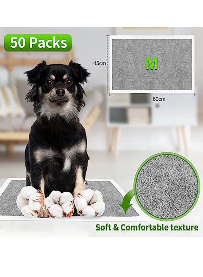 Generic Disposable Underpads Dog Pads and Puppy  Training Pee Pads, Pet Training and Puppy Pads Pee Pads with Activated Bamboo Charcoal Super Absorbent, Waterproof, Quick Dry, 6 Layers Leak-Proof and Odor Control for a Fresh Environment for Puppies Dogs and Pets Training , Absorbent Pee Pads for Dogs Super Absorbent & Leak-Proof,  - Image 2
