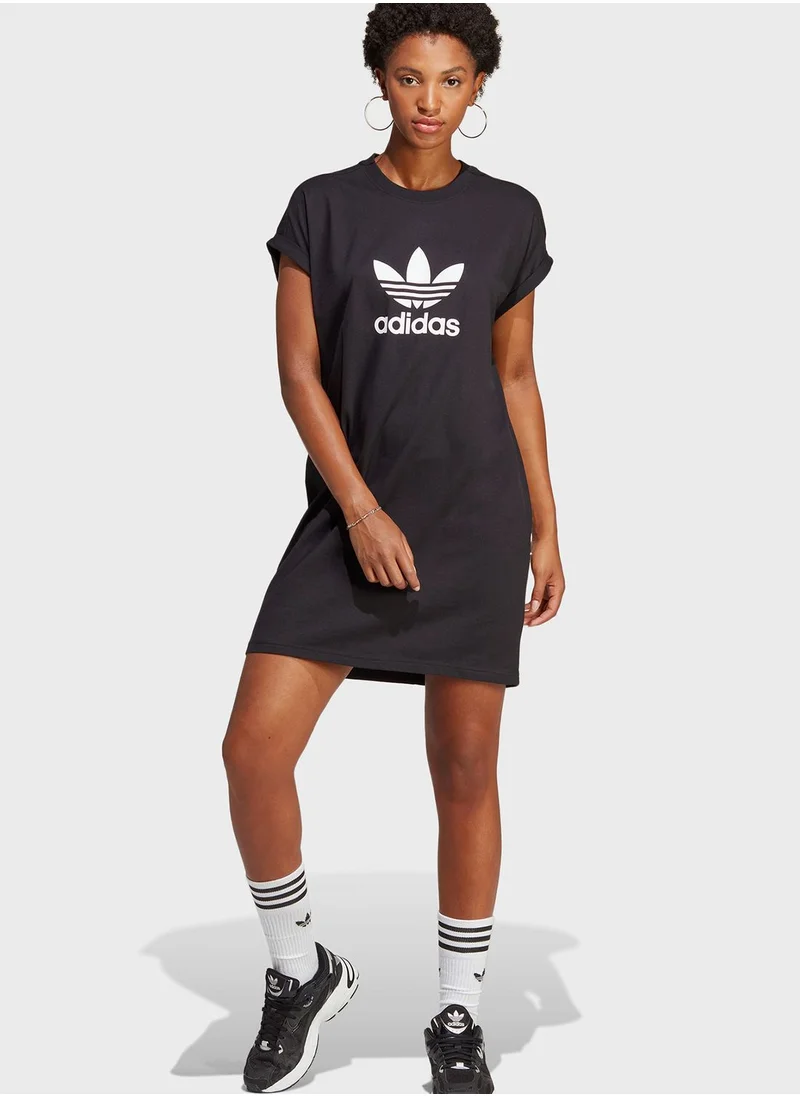 adidas Originals Adicolor Classics Trefoil T-Shirt Dress