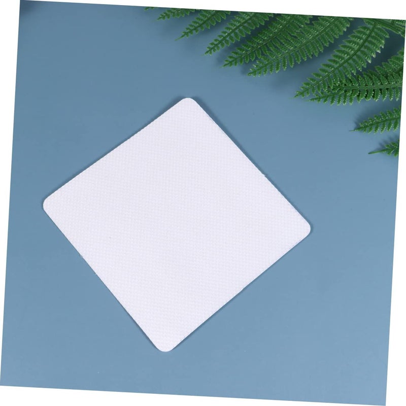 Peva Non Slip Bathtub Stickers 30pcs Self Adhesive Shower Safety Decals Chequered Pattern - Image 4