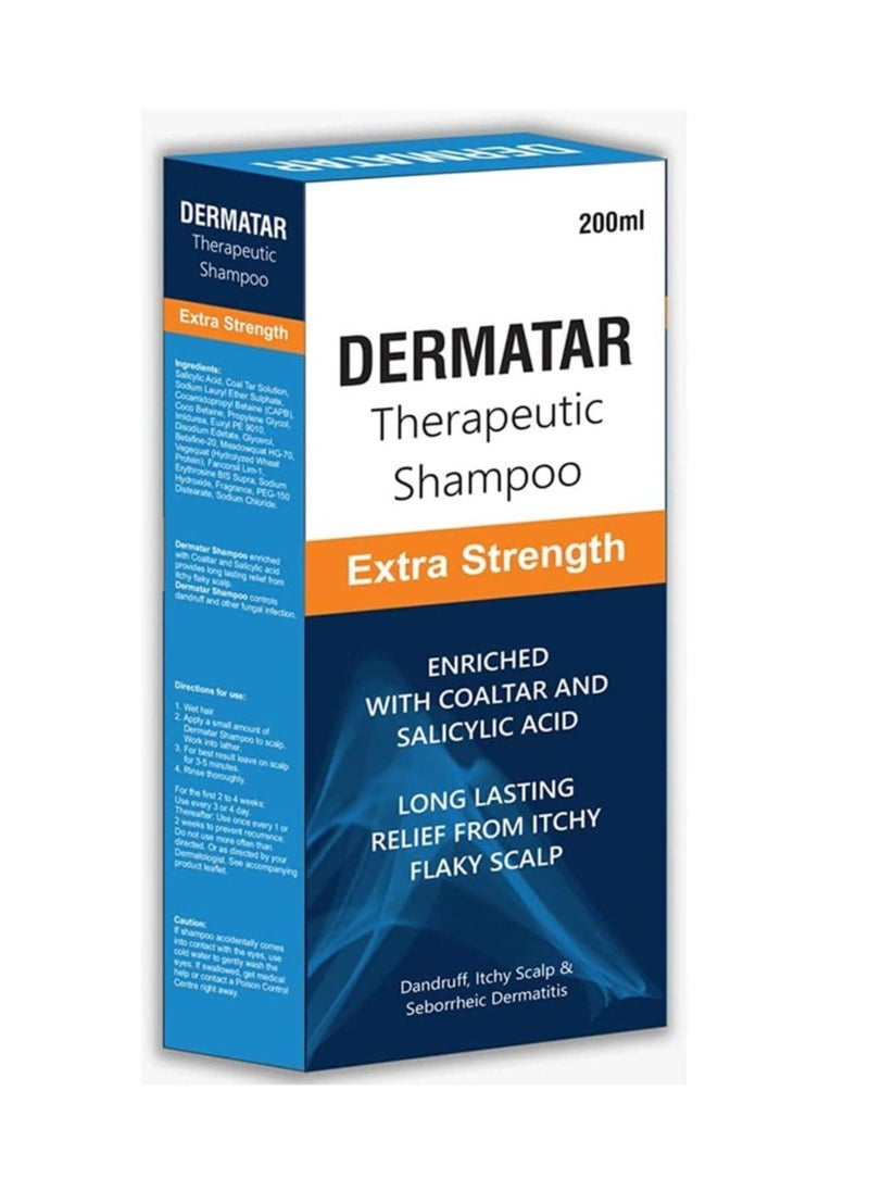 Dermatar - Dermatar Extra Strength Therapeutic Hair Shampoo 200ml - Image 1