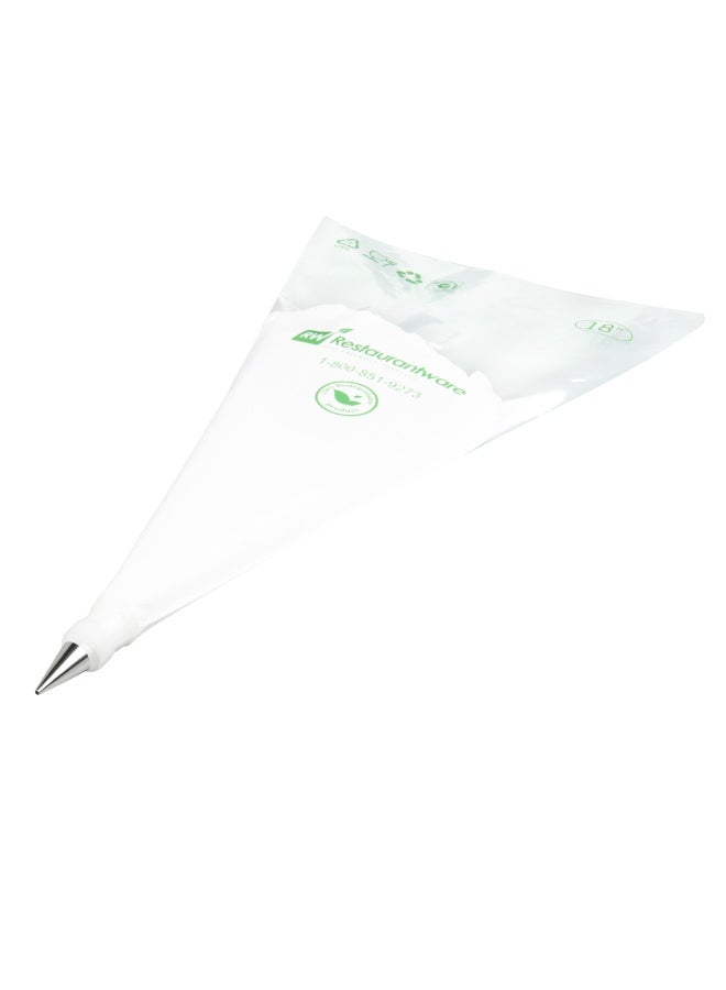 Restaurantware Pastry Tek Piping Tip, 1 Round Round Tip For Icing - #4, Corrosion-Resistant, Stainless Steel Icing Tip, Dishwasher-Safe, Decorate Cupcakes, Cakes, or Cookies - Image 2