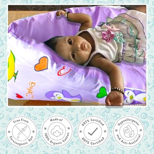 ParentsLap Gem Baby Sleeping Bag Cum Carrying Bag (Purple) - Image 5