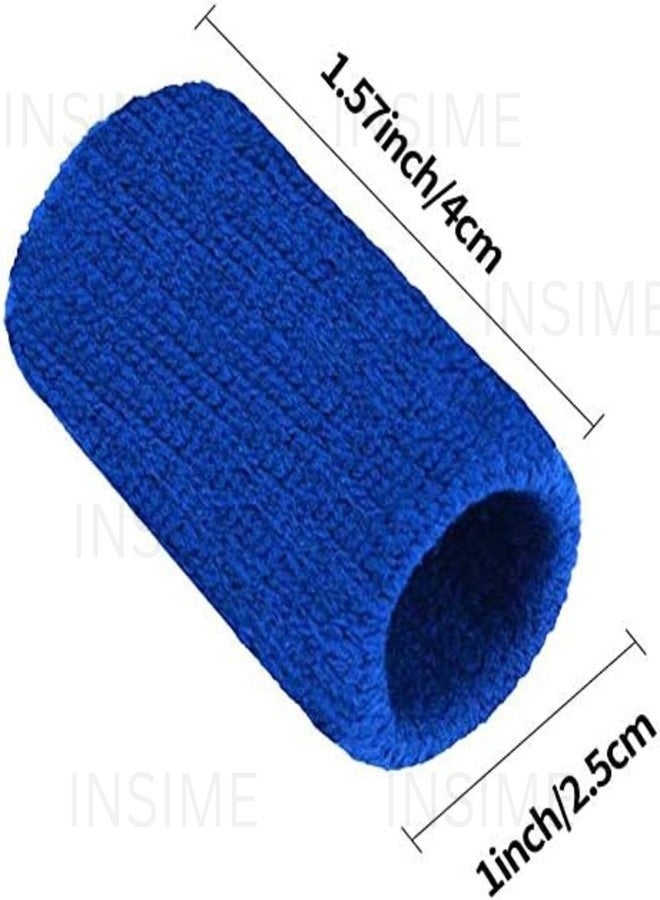 INSIME Finger protector for cricket, volleyball | Finger tape for cricket fielding finger cover bandage | Finger support for pain relief basketball volleyball finger protection | (Pack of 10) (Blue) - Image 2