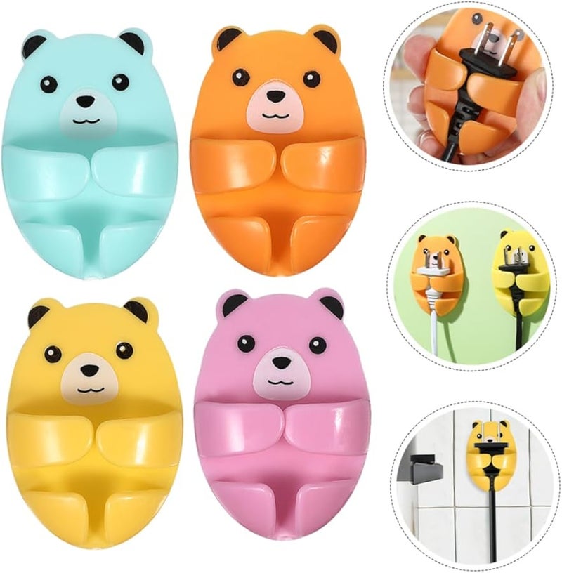 VICASKY 8 Pack Adhesive Cable Clips Cord Organizers No Drill Installation For Kitchen Bathroom Office - Image 4