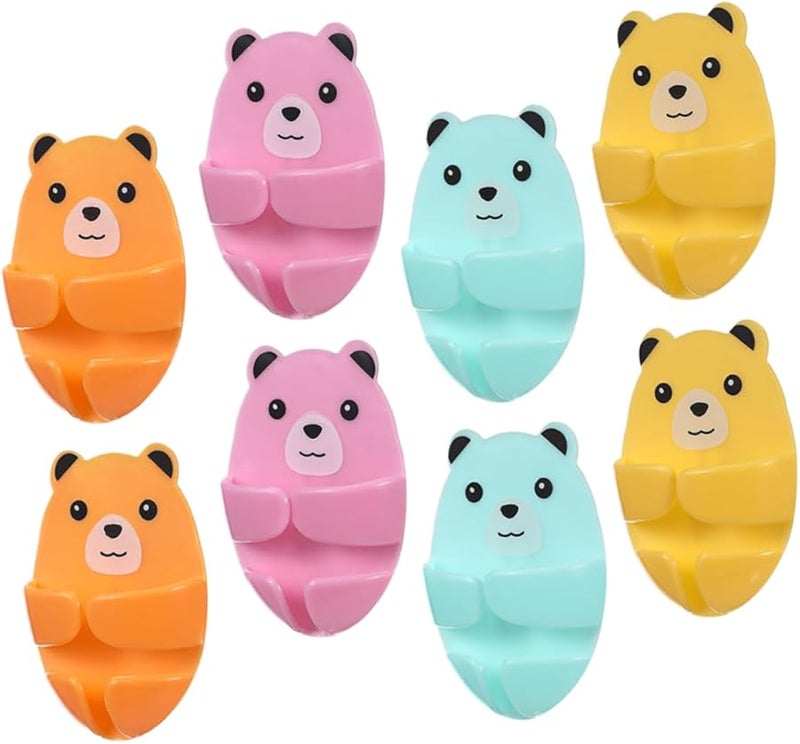 VICASKY 8 Pack Adhesive Cable Clips Cord Organizers No Drill Installation For Kitchen Bathroom Office - Image 2