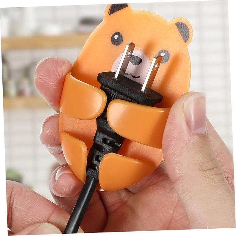 VICASKY 8 Pack Adhesive Cable Clips Cord Organizers No Drill Installation For Kitchen Bathroom Office - Image 3