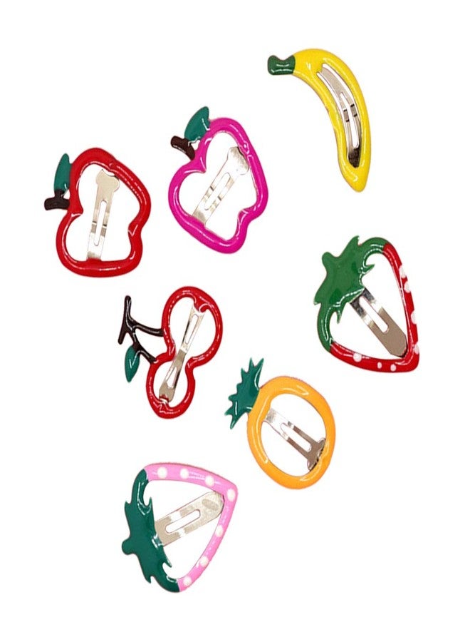 Lurrose 14pcs Hair Clip for Kids with Fruit Shape Hair Barrette for Girls - Image 3