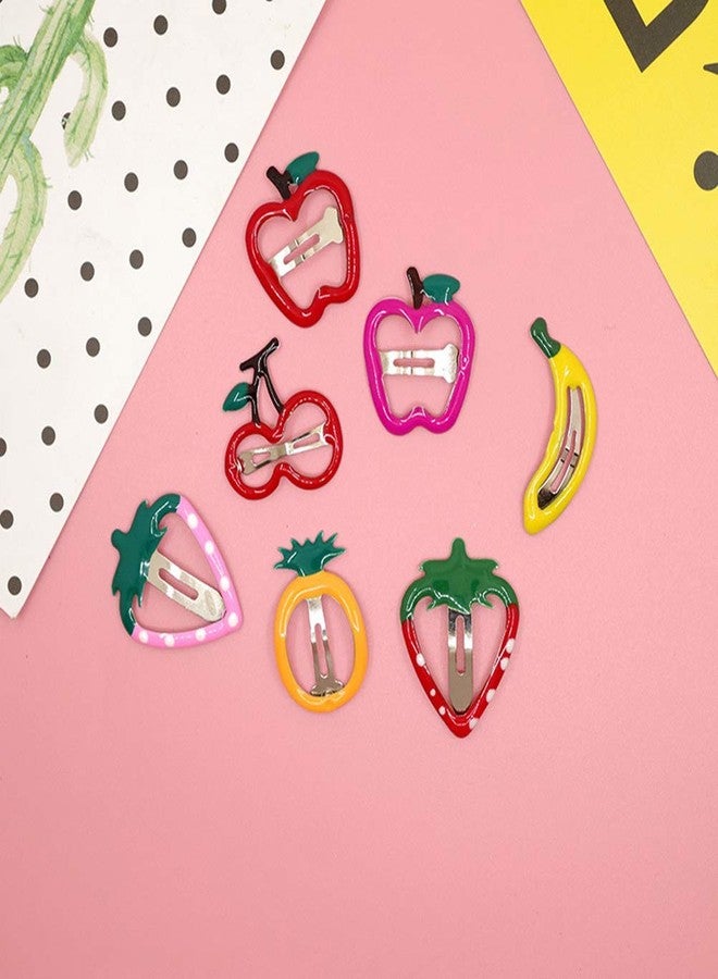 Lurrose 14pcs Hair Clip for Kids with Fruit Shape Hair Barrette for Girls - Image 2