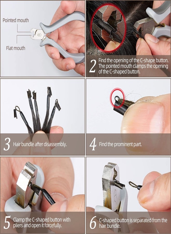 6-Domideance Second Generation of 6D Buckle Row，Secondary Replacement Use，Five Bunches in a Row， Black(40pcs) - Image 3