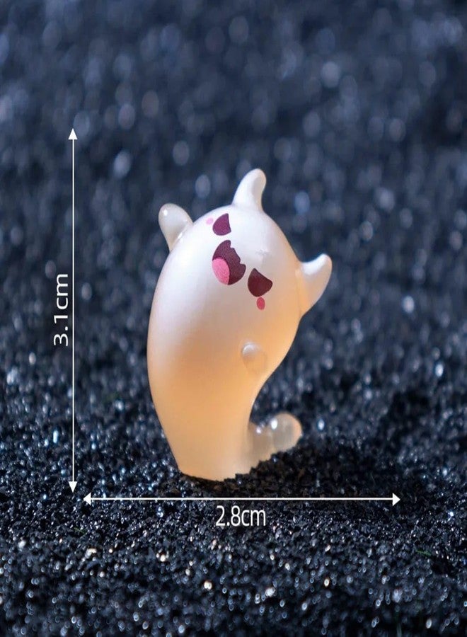 VRB Dec 6 Pcs Miniature Showpiece Set for Home Decor,Car Dashboard,Valentine,Living Room,Gifts Figurines,Cake Decoration Items,Figurines for Home Decor. (6 Pcs Flying Ghost Miniatur) - Image 2