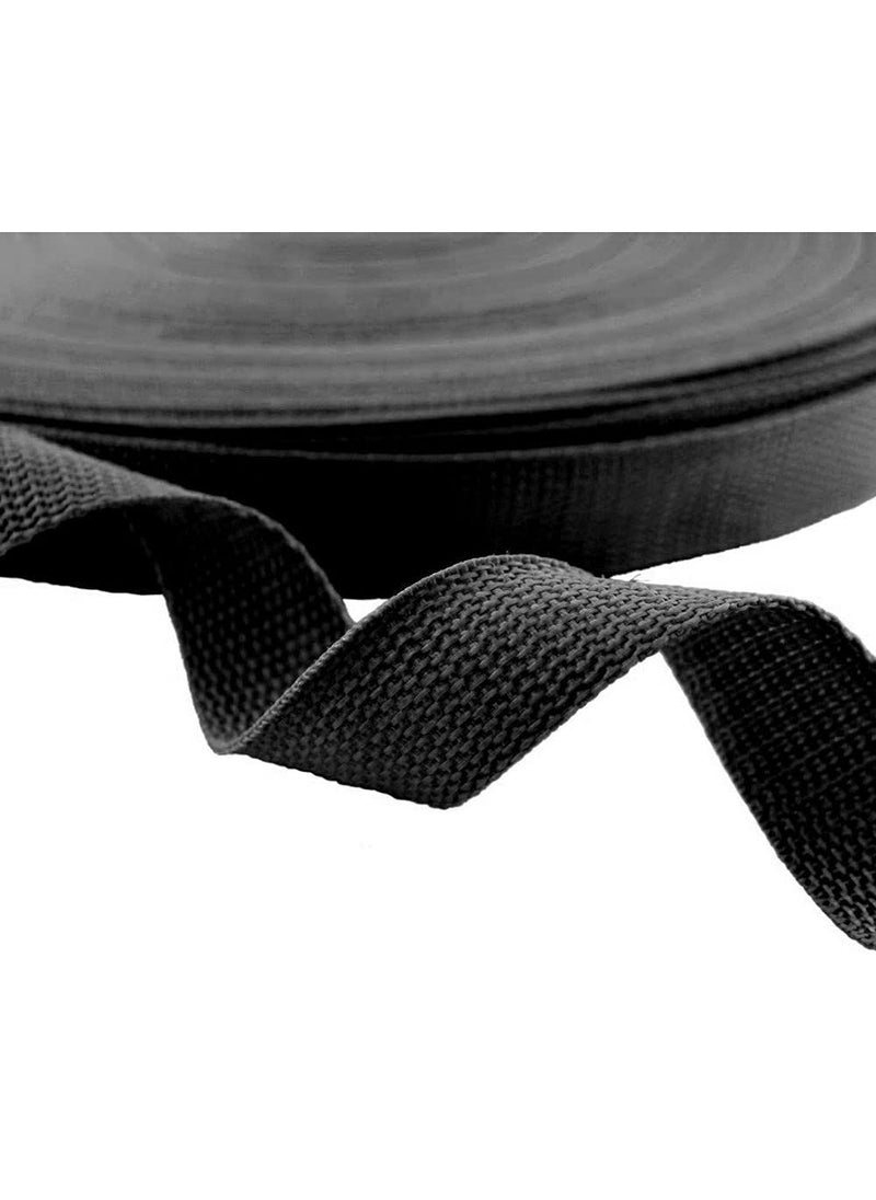 DIY Crafts Diy Crafts CTDIYHI47961 1 Wide Black Polypro Strap Webbing Roll for Works 2 Pack of 25 Yards Multicolor  - Image 3