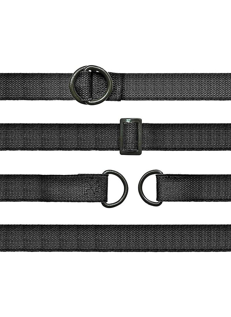 DIY Crafts Diy Crafts CTDIYHI47961 1 Wide Black Polypro Strap Webbing Roll for Works 2 Pack of 25 Yards Multicolor  - Image 4