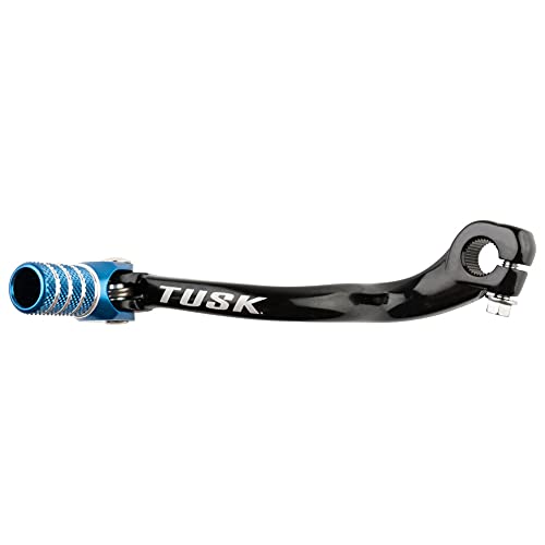 TUSK Folding Shift Lever BlackBlue Tip Compatible with Kawasaki KX250 19942007KX125 19942005KX500 19942004KX65 20002026 - Image 1
