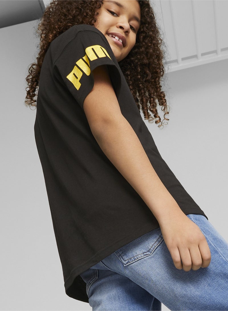 PUMA POWER SUMMER Kids Boys T-Shirt Youth - Image 3