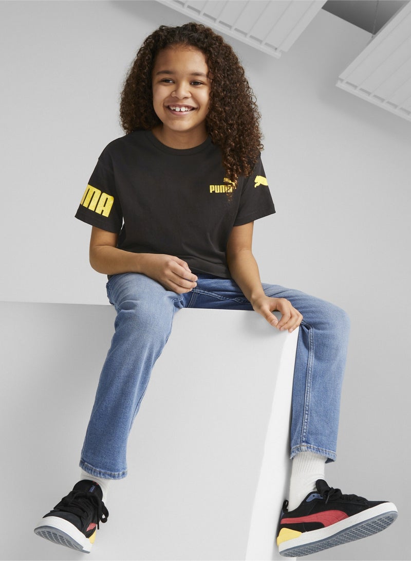 PUMA POWER SUMMER Kids Boys T-Shirt Youth - Image 4