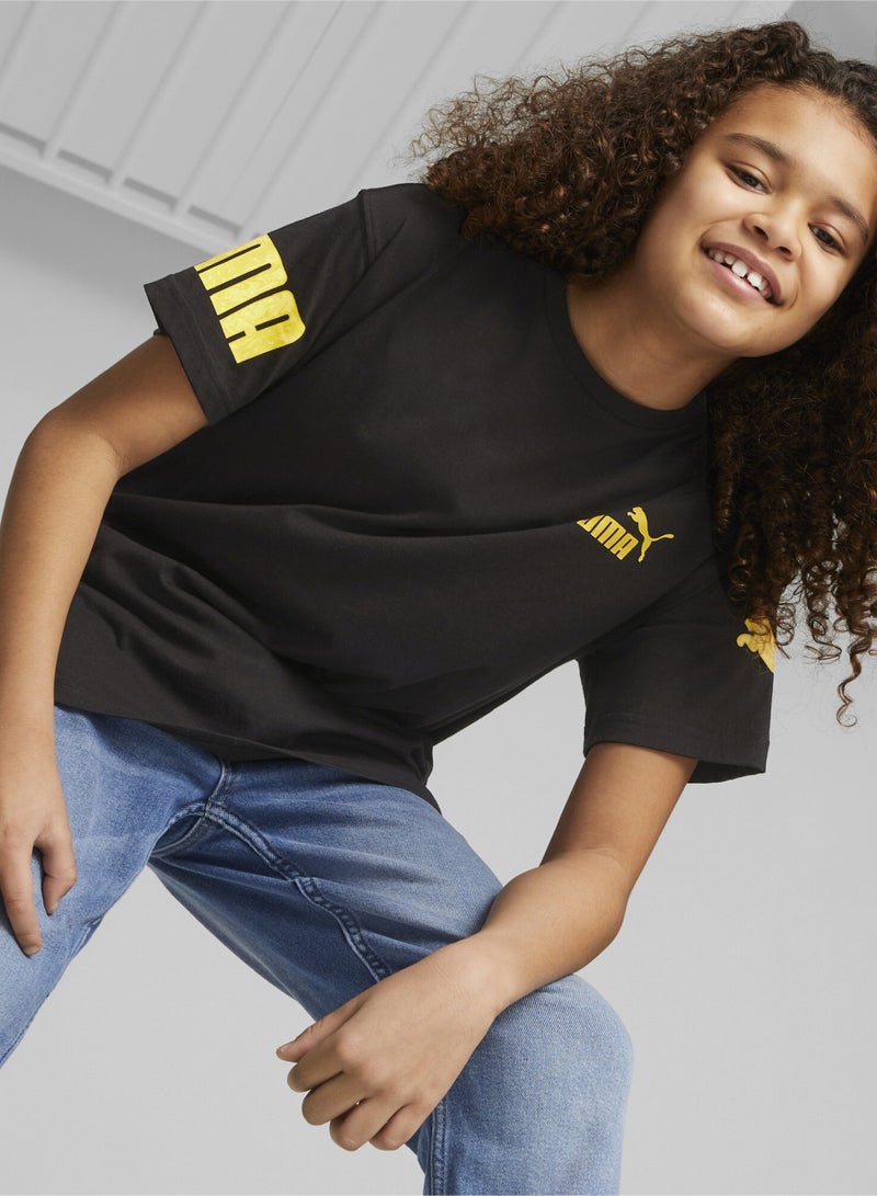 PUMA POWER SUMMER Kids Boys T-Shirt Youth - Image 2