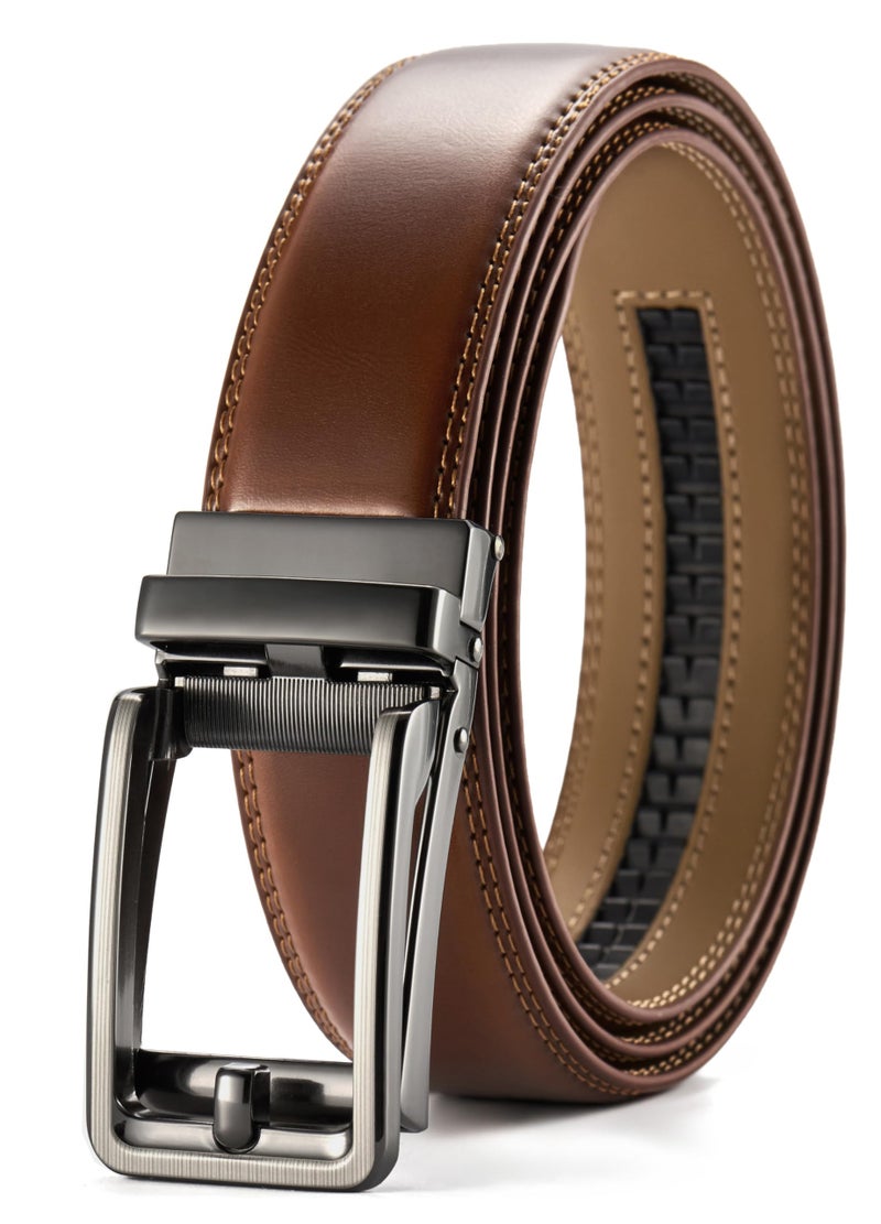 CHAOREN 40mm Ratchet Belt Buckle for 1 3/8 Slide Belt Strap, Click Buckle Adjustable Skeleton Shape - Image 3