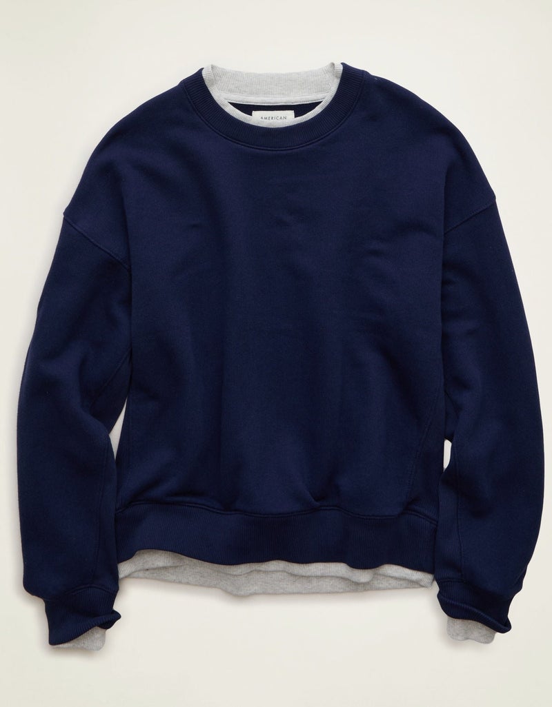 American Eagle AE Twice As Nice Crew Neck Sweatshirt - Image 5