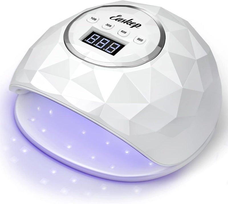 Easkep UV LED Nail Lamp  86W Nail Dryer UV Light for Nails Eyes Protection UV Lamp for Gel Nails Gel Nail Polish Curing Dryer for Home and Salon