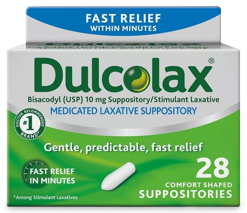 DULCOLAX Medicated laxative suppositories for fast relief 10 mg 28 Count - Image 3