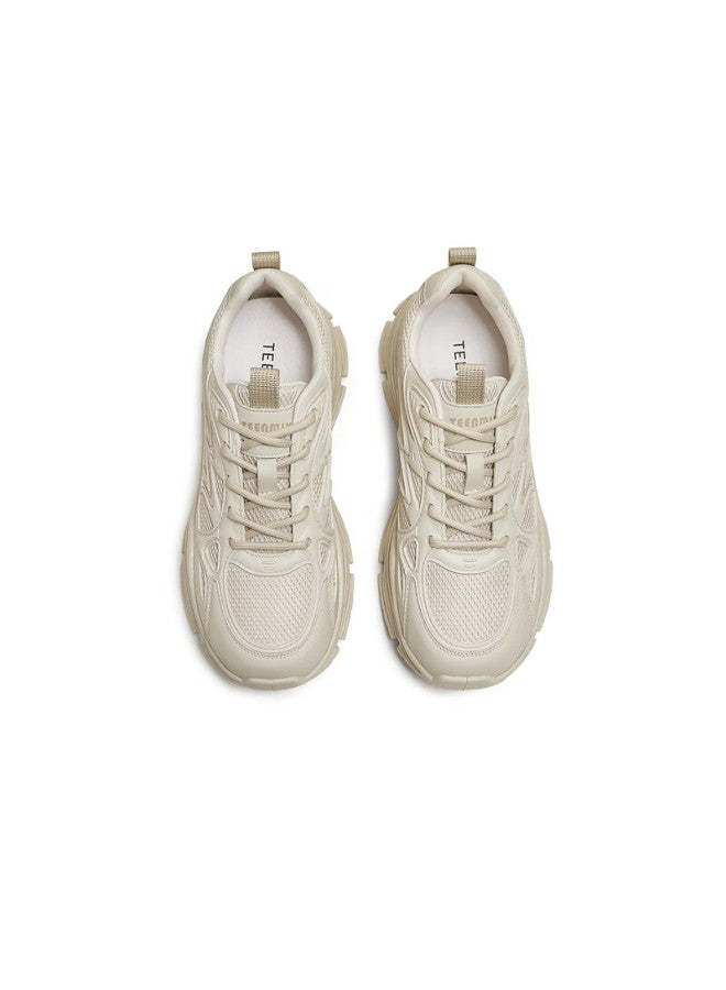 Teenmix Women's Dad Sneakers Mall Same Style Sports Shoes New Apricot 34 - Image 5