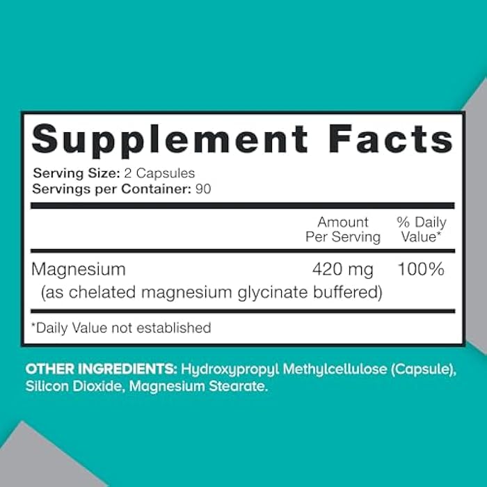 Qunol Magnesium Capsules 420mg, 100% DV, High Absorption Magnesium Supplement, Extra Strength, Bone and Muscle Health Supplement, 180 Count - Image 4