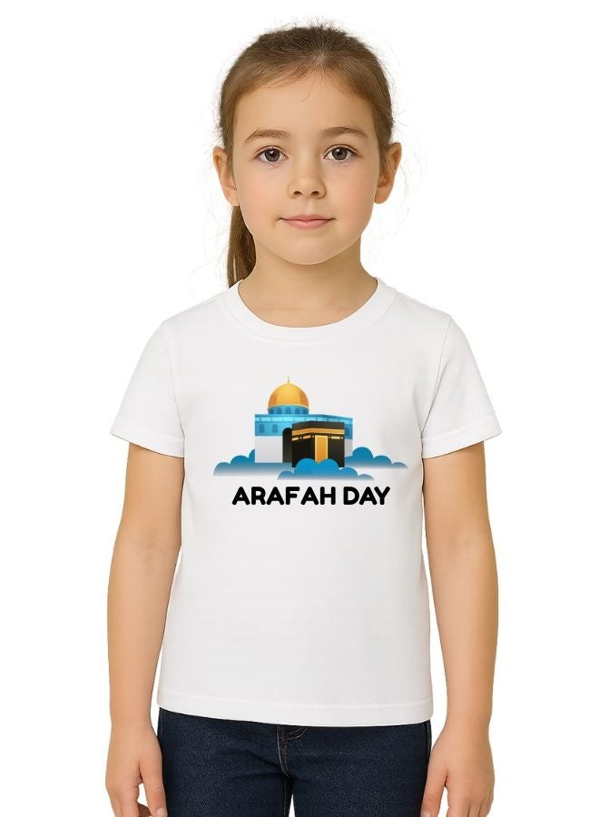 PRINTSHOP4ME Arafah Day Special Girl’s Cotton T-Shirt–Premium Quality Round Neck Short Sleeve Islamic T-Shirt For Girl | Soft Breathable Fabric | Comfortable Daily Wear  - Image 1