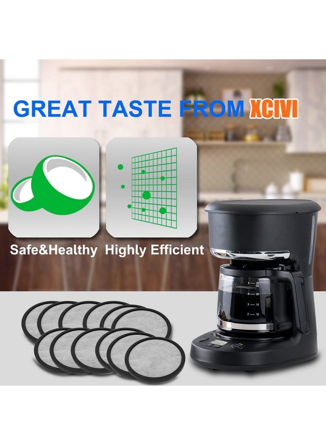 xcivi Xcivi Replacement Water Filtration Set - Filter Disk with Frame for Mr. Coffee Brewers, Compatible - 1Disk Frame +12 Filter Disks  - Image 3