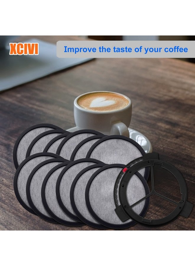 xcivi Xcivi Replacement Water Filtration Set - Filter Disk with Frame for Mr. Coffee Brewers, Compatible - 1Disk Frame +12 Filter Disks  - Image 2