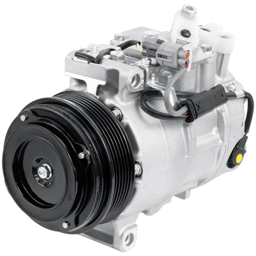 CNYGO 0008302600 AC Air Conditioner Compressor Assembly with Clutch Compatible with Mercedes-Benz E250 2014-16 L4 2.1L,E300 15-16,E350 2014 2016,E400 16-17,SL400 15-16,CLS400 15-17,GLK250 13-15,ML350 2015 - Image 1