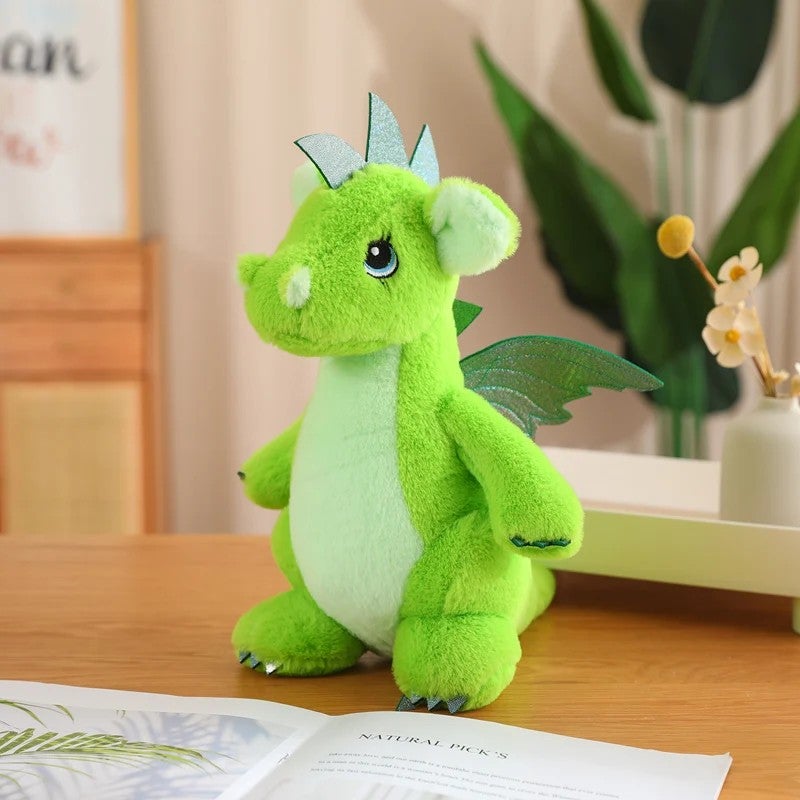 Y&D Ready to Ship Multi-Color Stuffed Animal Dragon Plush Toys With Flying Wings Purple Green Dragon Soft Dolls New Year Kids Gifts - Image 1