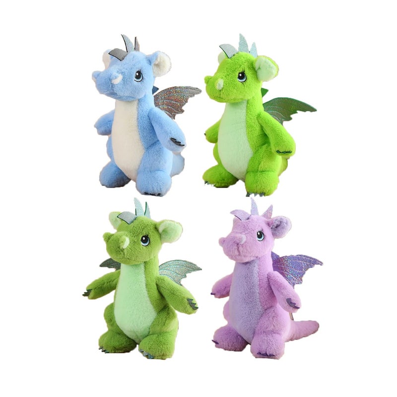 Y&D Ready to Ship Multi-Color Stuffed Animal Dragon Plush Toys With Flying Wings Purple Green Dragon Soft Dolls New Year Kids Gifts - Image 2