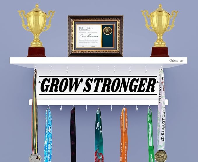 Odestar Large Medal Holder Grow Stronger White - Image 5