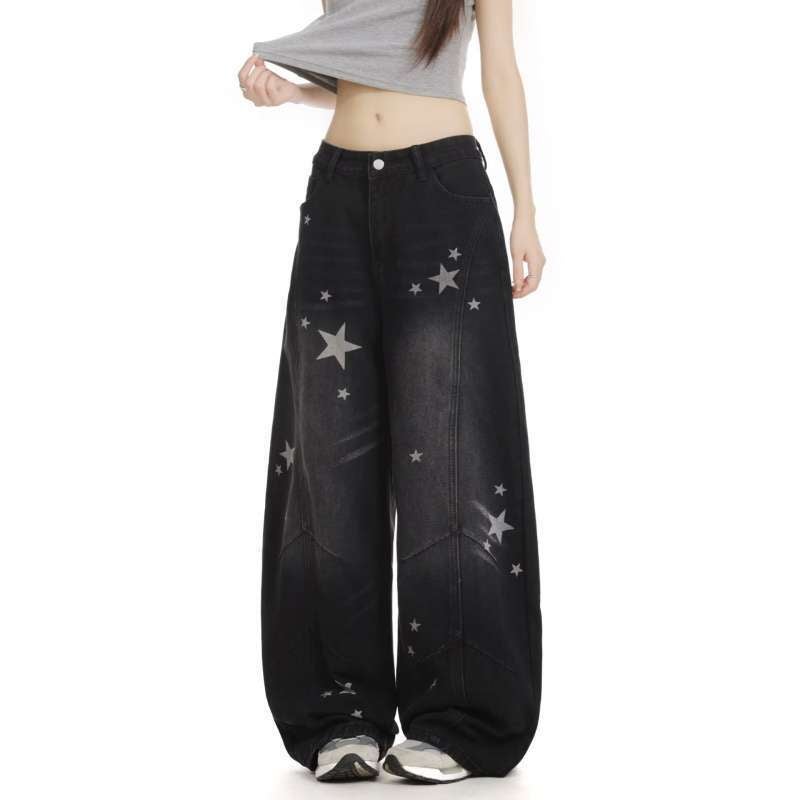 Unisex Classic Denim Jeans Loose Fit Daily Outdoor Wear - Image 5