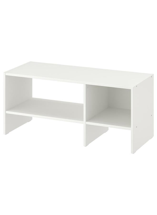 Zaboon Tv Bench, White, 90X35X40 Cm - Image 1
