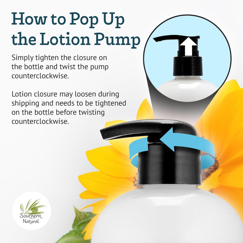 Southern Natural Goat Milk Lotion â€“ Nourishing Face, Body & Hand Moisturizer for Dry & Sensitive Skin - Hydrating Cream, Gentle Skincare for Soft & Smooth Feel - Unscented 12oz - Image 3