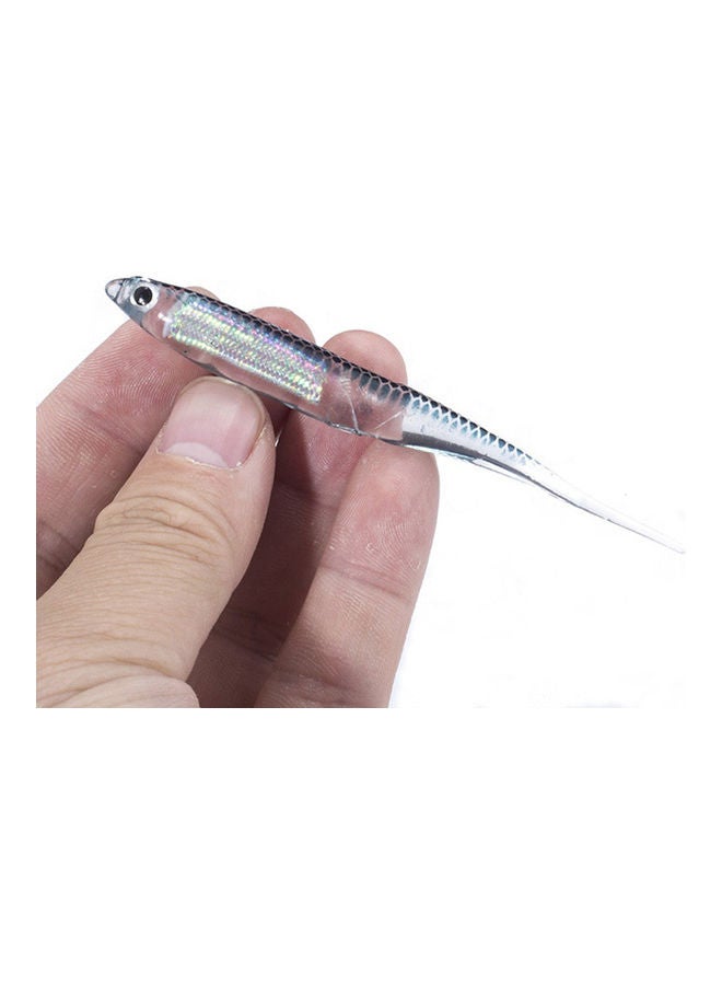Generic 6Pcs/Set Multicolor 10cm Soft Lure Fish Jig Head Fishing Bait Tackle Tools 20 x 10 x 20cm  - Image 4